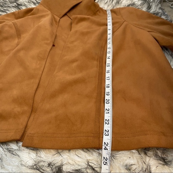 George Simonton oversized suede like light jacket size 1X - Picture 3 of 8